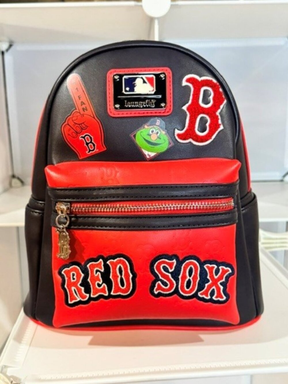 Loungefly MLB Boston Red Sox Mini Backpack